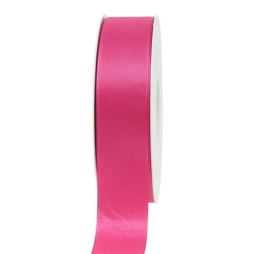Wstążka prezentowa i dekoracyjna 25mm x 50m różowa