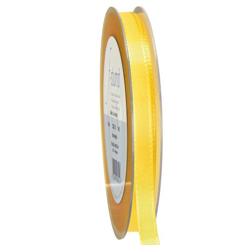 Wstążka prezentowa i dekoracyjna 10mm x 50m żółta