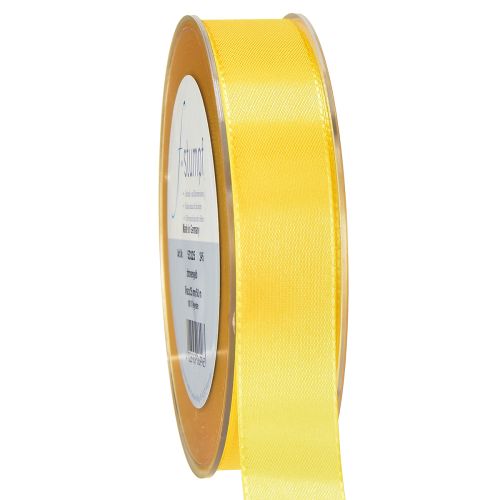 Wstążka prezentowa i dekoracyjna 25mm x 50m żółta