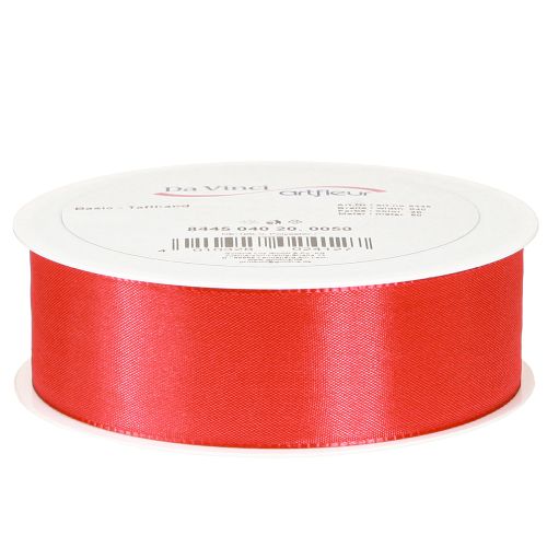 Produkt Wstążka prezentowa i dekoracyjna wstążka poliestrowa czerwona 40mm 50m