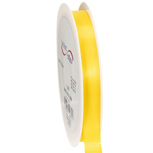 Wstążka prezentowa i dekoracyjna, wstążka taftowa, 15 mm x 50 m, żółta