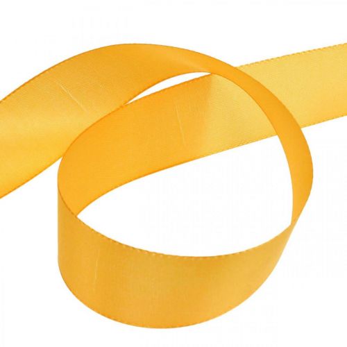 Produkt Wstążka do prezentów wstążka dekoracyjna pomarańczowa wstążka jedwabna 40mm 50m