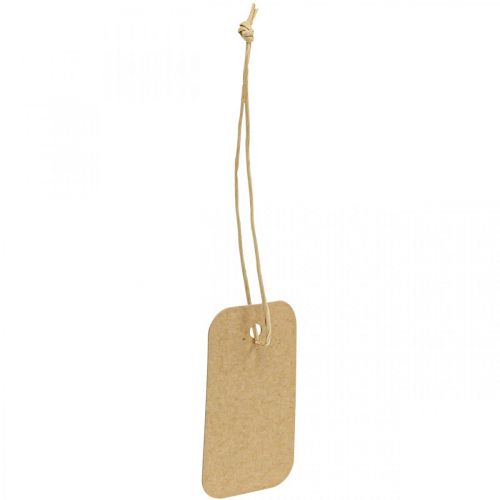 Floristik24 Etykiety prezentowe natura papierowe 3,5x6cm 100 szt