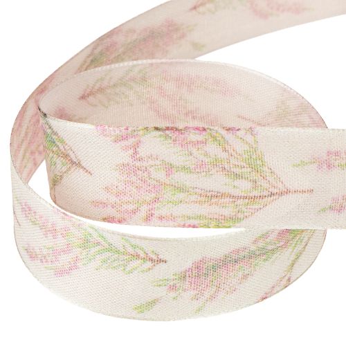 Produkt Wstążka prezentowa jesienna wrzosowa wstążka materiałowa 25mm 20m