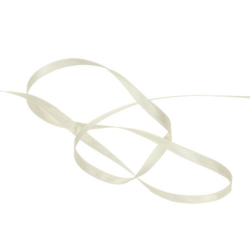 Produkt Wstążka prezentowa wąska dekoracyjna wstążka kremowa 3mm x 50m