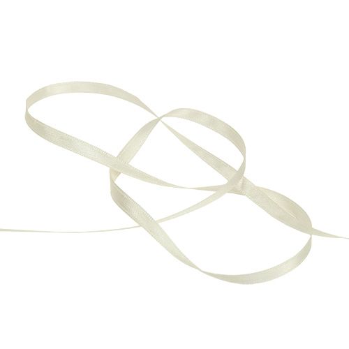 Produkt Wstążka prezentowa kremowa wstążka dekoracyjna tafta 6mm x 50m