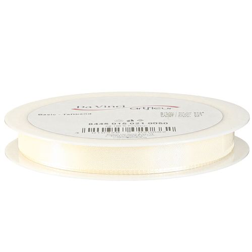 Produkt Wstążka prezentowa wstążka dekoracyjna wstążka tafta kremowa 15mm 50m