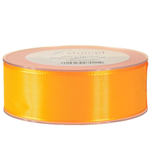 Produkt Wstążka do prezentów wstążka dekoracyjna pomarańczowa wstążka jedwabna 40mm 50m