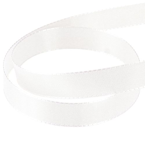 Produkt Wstążka prezentowa wstążka dekoracyjna wstążka tafta biała 15mm 50m