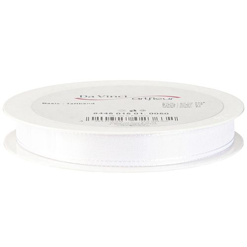 Produkt Wstążka prezentowa wstążka dekoracyjna wstążka tafta biała 15mm 50m
