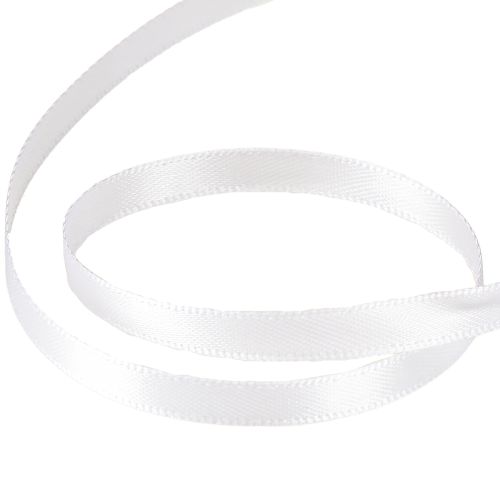 Produkt Wstążka prezentowa wstążka ozdobna wstążka satynowa biała 6mm 50m