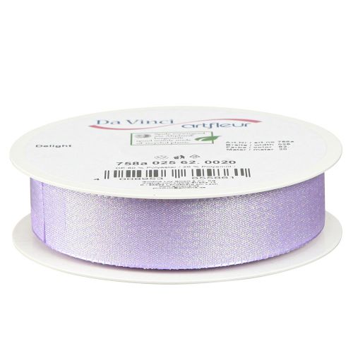 Produkt Wstążka prezentowa fioletowa mikowa wstążka ozdobna liliowa 25mm 20m