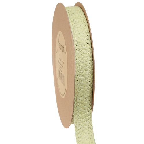 Produkt Wstążka prezentowa Papierowa zielona pleciona wstążka 20mm 10m