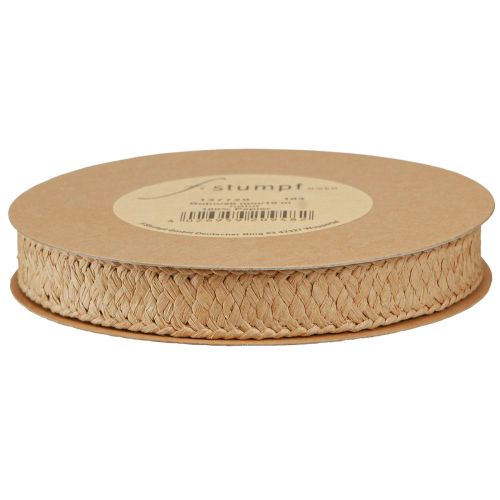 Produkt Wstążka prezentowa pleciona wstążka papierowa naturalna 20mm 10m