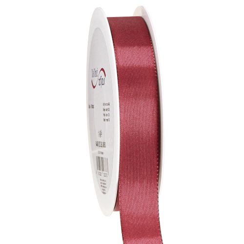 Floristik24 Wstążka prezentowa wstążka tafta wstążka dekoracyjna Bordeaux 25mm 50m