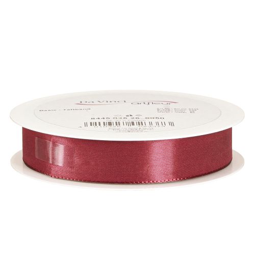 Produkt Wstążka prezentowa wstążka tafta wstążka dekoracyjna Bordeaux 25mm 50m