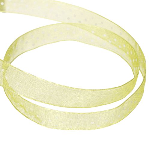 Produkt Wstążka w groszki do ozdobnego pakowania prezentów, szerokość 1,5 cm, długość 20 m