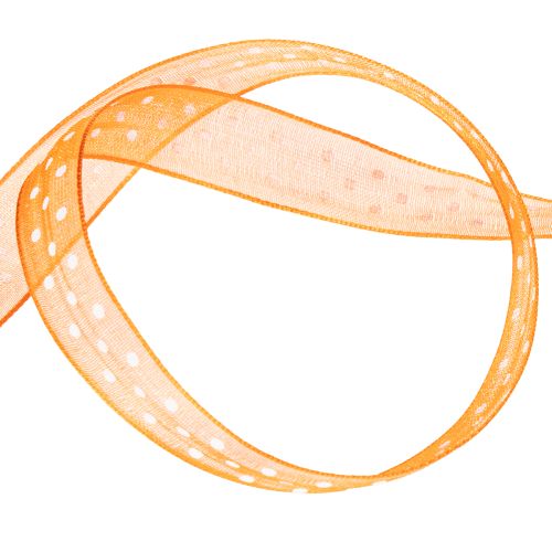 Produkt Wstążka prezentowa w groszki do eleganckiego pakowania prezentów, szerokość 1,5 cm, długość 20 m