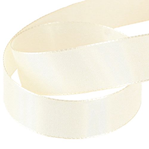 Produkt Wstążka prezentowa i dekoracyjna wstążka tafta kremowa 25mm 50m