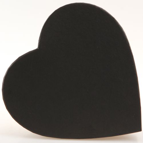 Produkt Pudełko upominkowe serce czarne pudełko papierowe 18×18cm W10cm 2szt