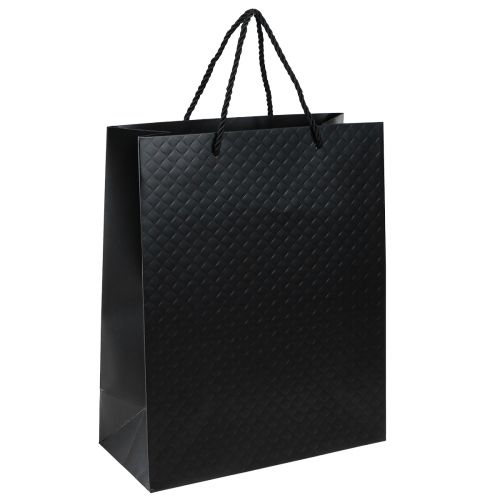 Produkt Torba na prezenty Torba na prezenty czarna 26×12×32cm 1 szt