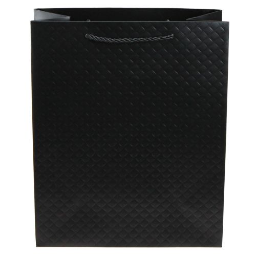 Produkt Torba na prezenty Torba na prezenty czarna 26×12×32cm 1 szt