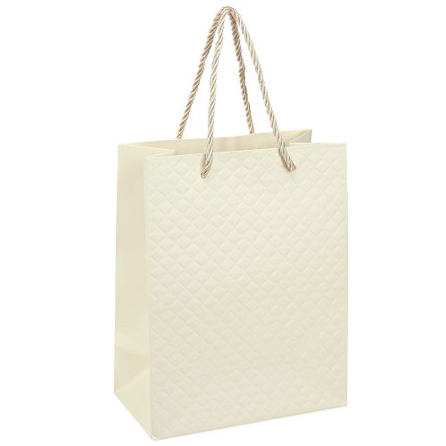 Produkt Torba na prezenty papierowa torba na prezenty kremowa 18×10×23cm 1 szt