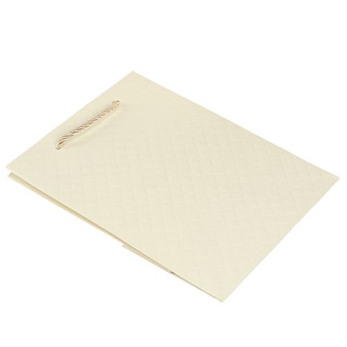 Produkt Torba na prezenty papierowa torba na prezenty kremowa 18×10×23cm 1 szt