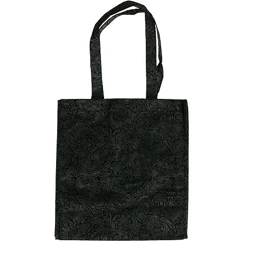Floristik24 Torba prezentowa czarna 30cm x 33cm 1szt.