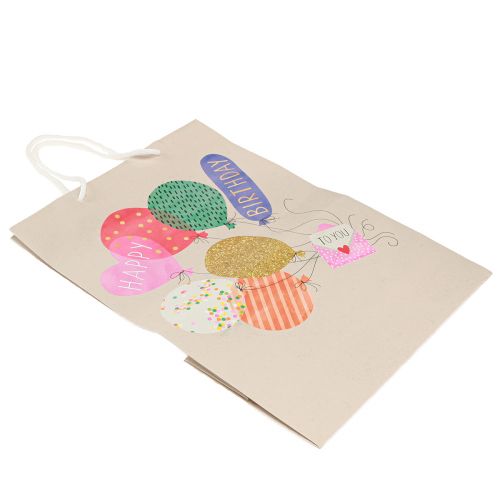 Produkt Torebka prezentowa „Wszystkiego najlepszego” papierowa torebka urodzinowa 26×14×36cm 2szt.