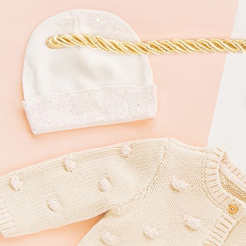 Produkt Torebki prezentowe dla dziewczynek, torebki prezentowe z okazji narodzin dziecka, 23×18 cm, 2 sztuki