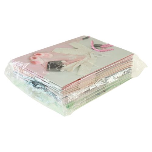 Produkt Torby na prezenty torby na prezenty dla dzieci narodziny 23×18cm 12szt
