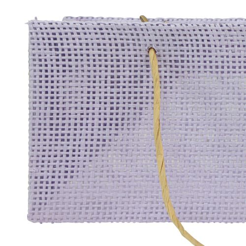 Produkt Torebki na prezenty tkane z uchwytami zielone, żółte, fioletowe 20×10×10cm 6szt