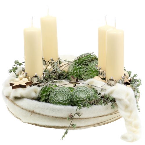 Floristik24 Gwiazdki drewniane świąteczne Mix Natura 2,5cm - 7,5cm 40szt
