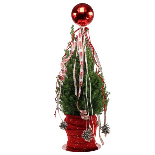 Produkt Bombka świąteczna plastikowa mała Ø14cm czerwona 1 szt