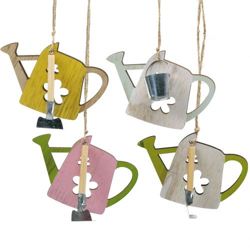 Zawieszka Deco konewka 9cm x 12cm 8szt. | Floristik24.pl