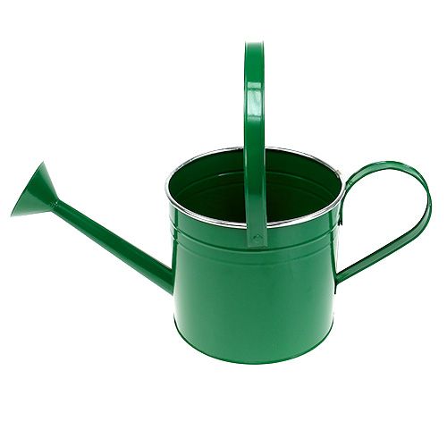 Floristik24 Konewka dekoracyjna ciemnozielona Ø20cm H18cm