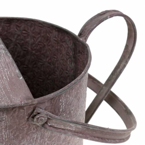 Floristik24 Deco Konewka fioletowa H15cm