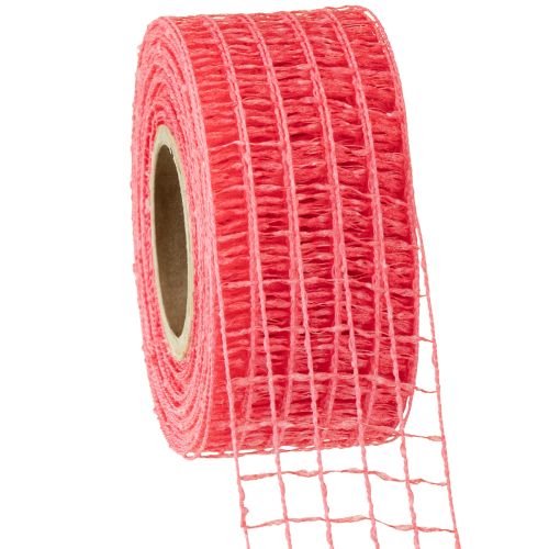 Produkt Taśma siatkowa 4,5cm x 10m różowa