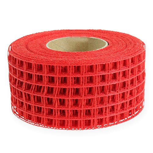 Produkt Taśma siatkowa 4,5cm x 10m czerwona