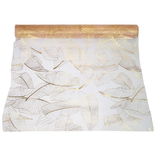Produkt Bieżnik jesienny bieżnik w kształcie liścia pomarańczowo-złoty 48x450cm