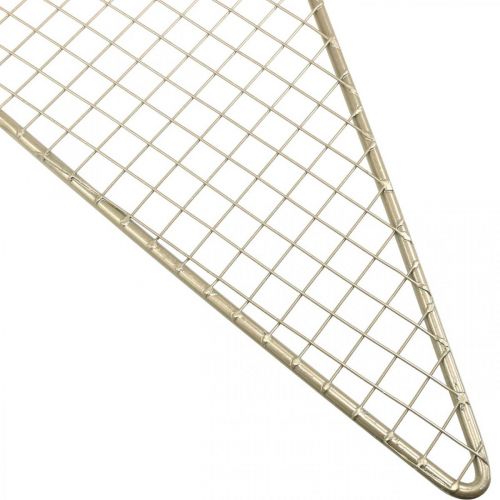 Produkt Dekoracja z metalowej siatki w kształcie gwiazdki Dekoracja metalowa w kształcie gwiazdki w kolorze złotym Ø47cm