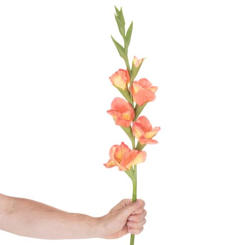 Sztuczny mieczyk z wieloma kwiatami do bukietu, 88 cm | Floristik24.pl