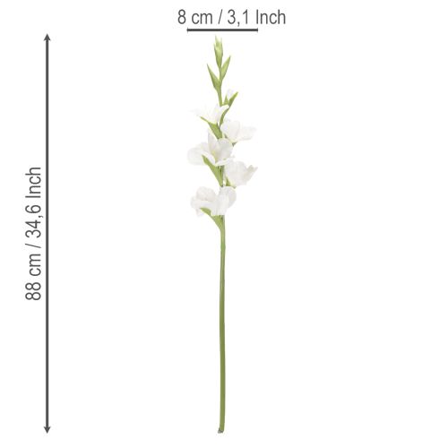 Sztuczny mieczyk, długa łodyga, do wazonów, 88 cm | Floristik24.pl