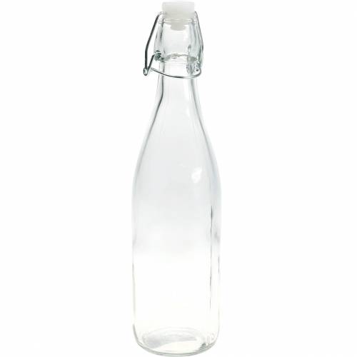 Floristik24 Dekoracyjna butelka butelka wazon szklany świecznik wys. 27cm 2szt