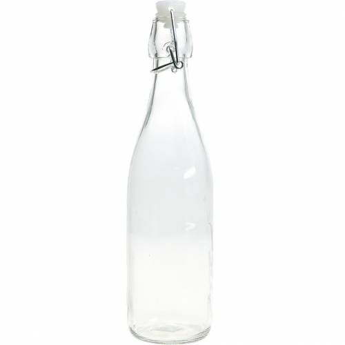 Produkt Dekoracyjna butelka butelka wazon szklany świecznik wys. 27cm 2szt