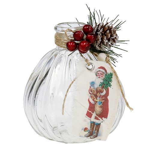 Produkt Butelki szklane z dekoracją świąteczną 2szt.