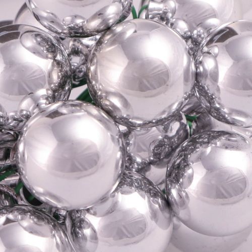 Produkt Kulki szklane srebrne na drucie lustrzanym jagody Ø20mm 140 sztuk