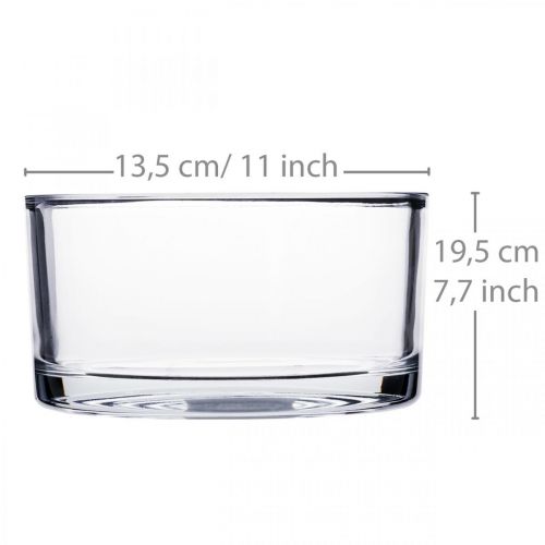Produkt Miska szklana Miska szklana przezroczysta Ø15cm W8cm