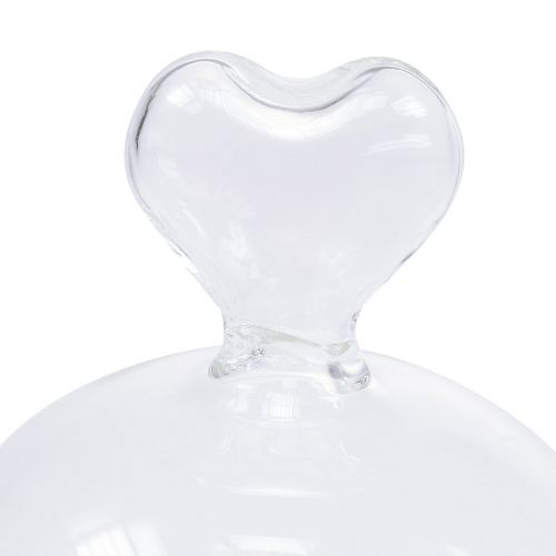 Produkt Talerz szklany z dzwonkiem przezroczysta wys.13,5cm